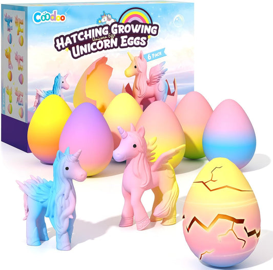 Unicorn Hatching Rainbow Eggs for Kids