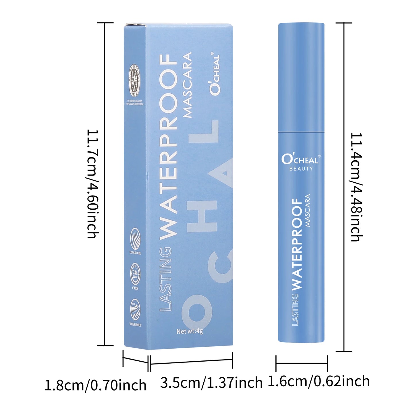 Waterproof Matte Mascara (Black)