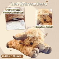 Weighted Stuffed Animals with Unscented Microwavable Heating Pad
