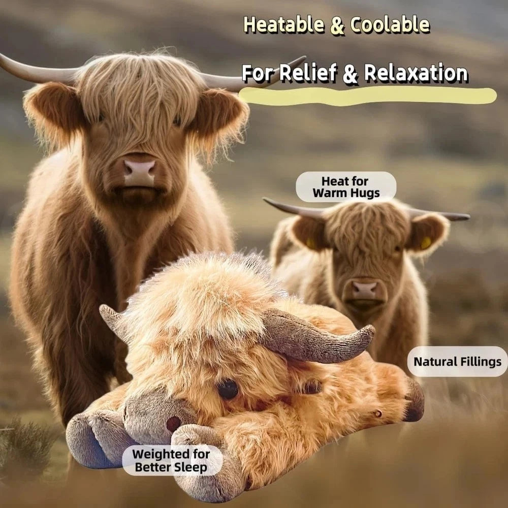 Weighted Stuffed Animals with Unscented Microwavable Heating Pad